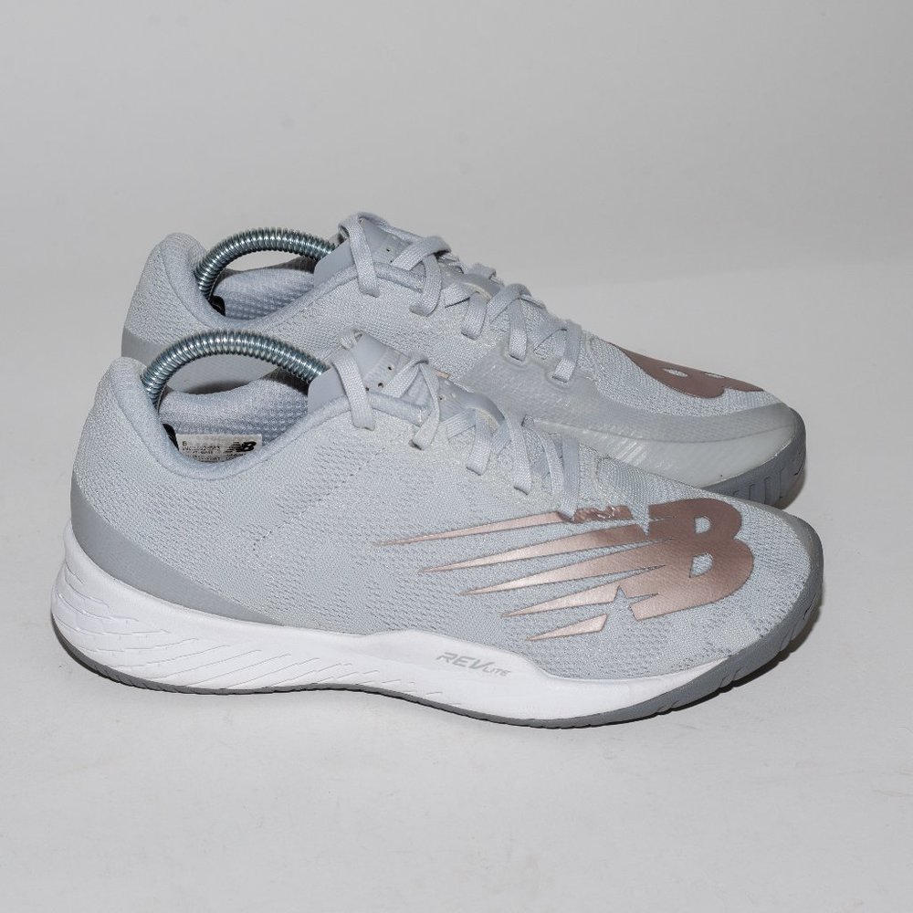 New Balance Women's Wch896m3 Gray Lace Up Athletic Tennis Shoes Size 5.5